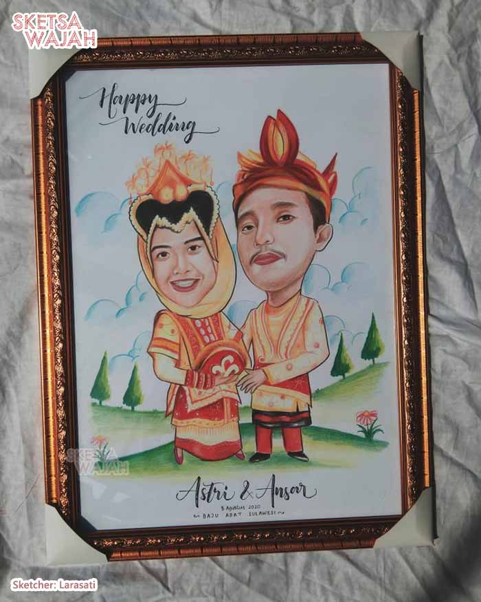 Karikatur Berwarna Larasati 1