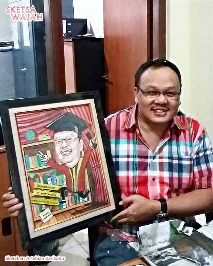 Karikatur Berwarna Media Canvas Artvhian Karikatur 4