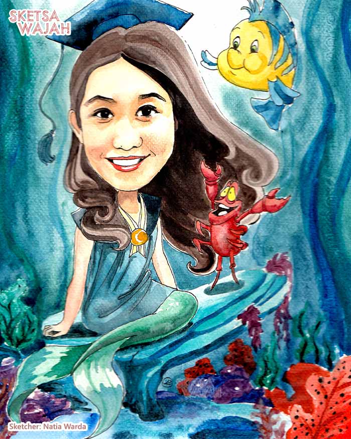 Karikatur Berwarna Natia Warda 1