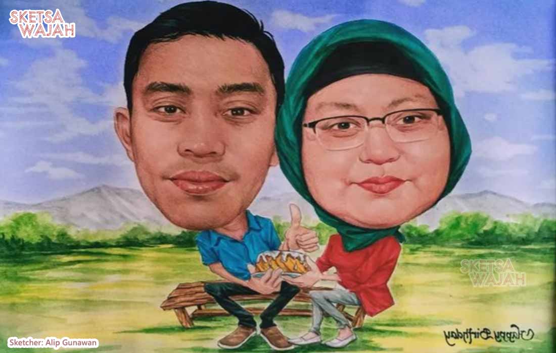 Karikatur Berwarna karya Alip Gunawan 5